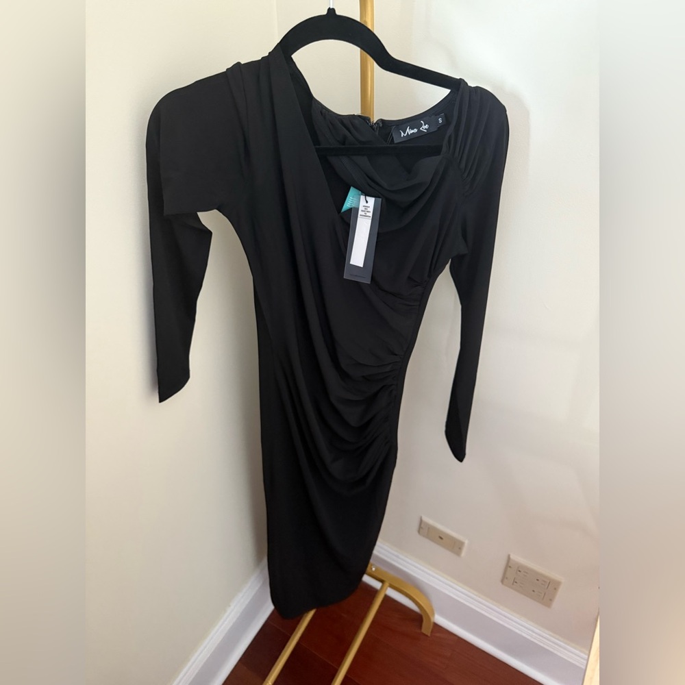 Stylish Black Long Sleeve Dress